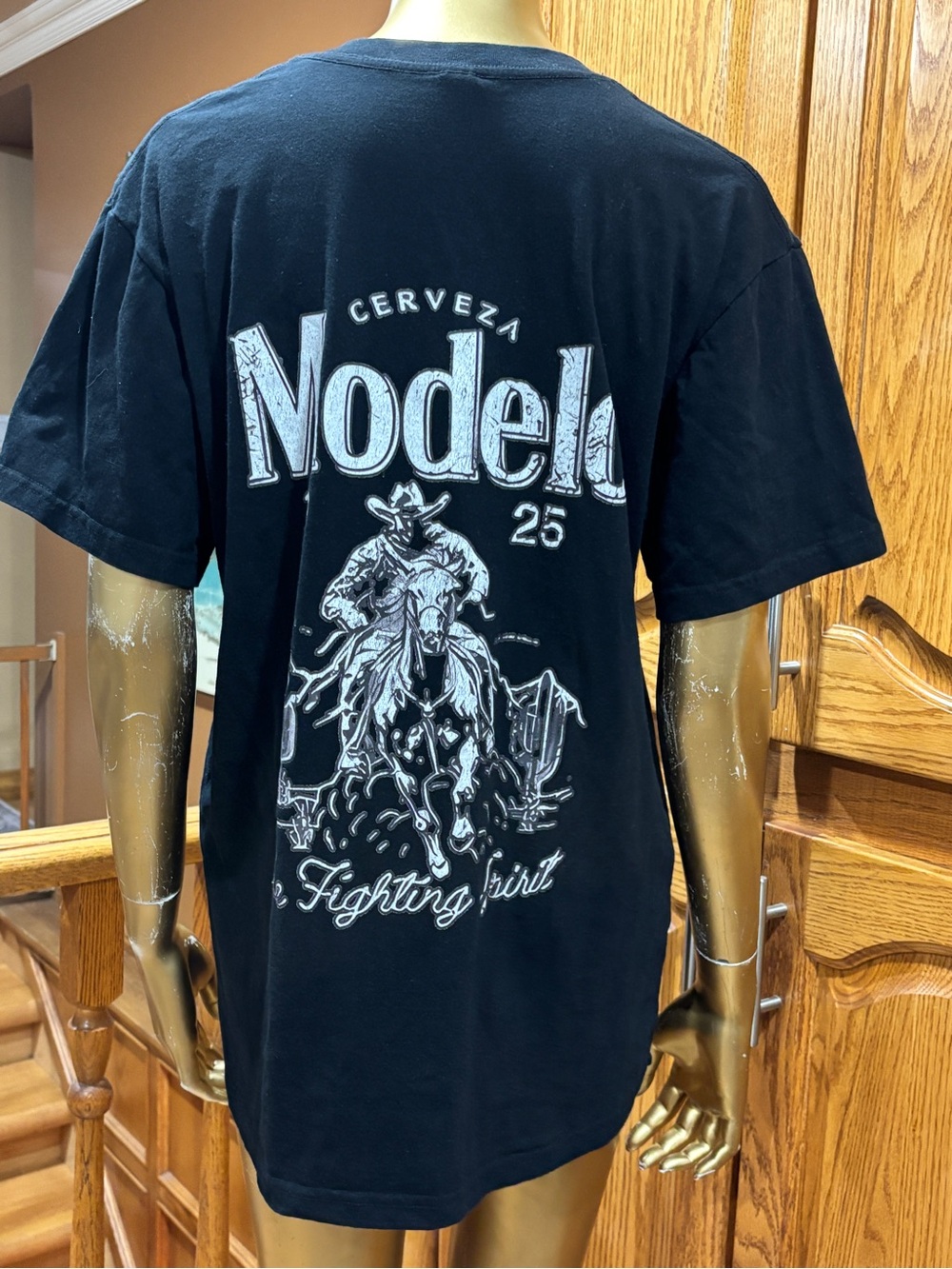 ModelCo Black Graphic Short-Sleeve Tee